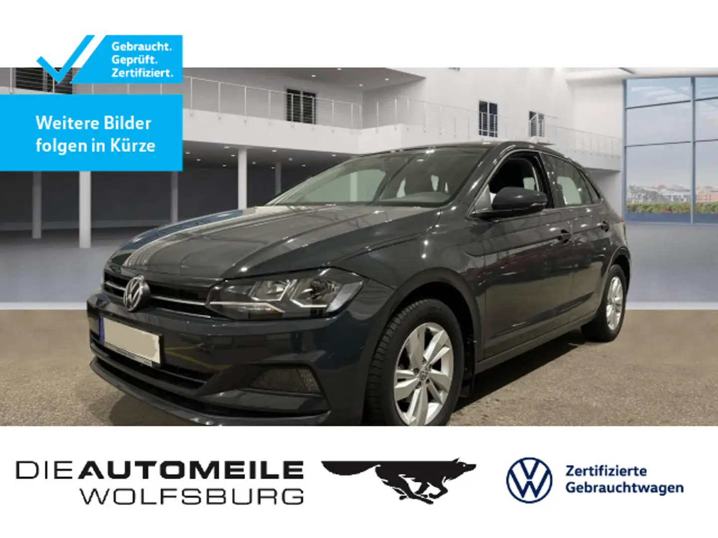 Volkswagen Polo 6 1.0TGI Comfortline KLIMA/PDC/SITZHZ Gris - 1
