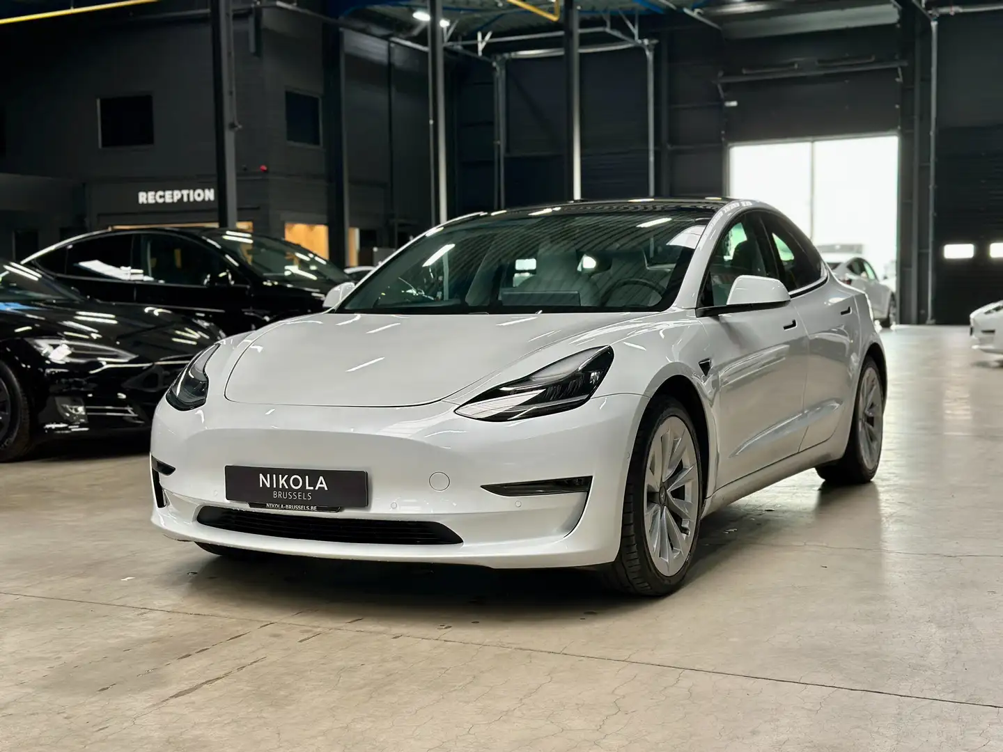 Tesla Model 3 LONG RANGE AWD - 2021 MODEL - FULL SELF DRIVING Bianco - 2