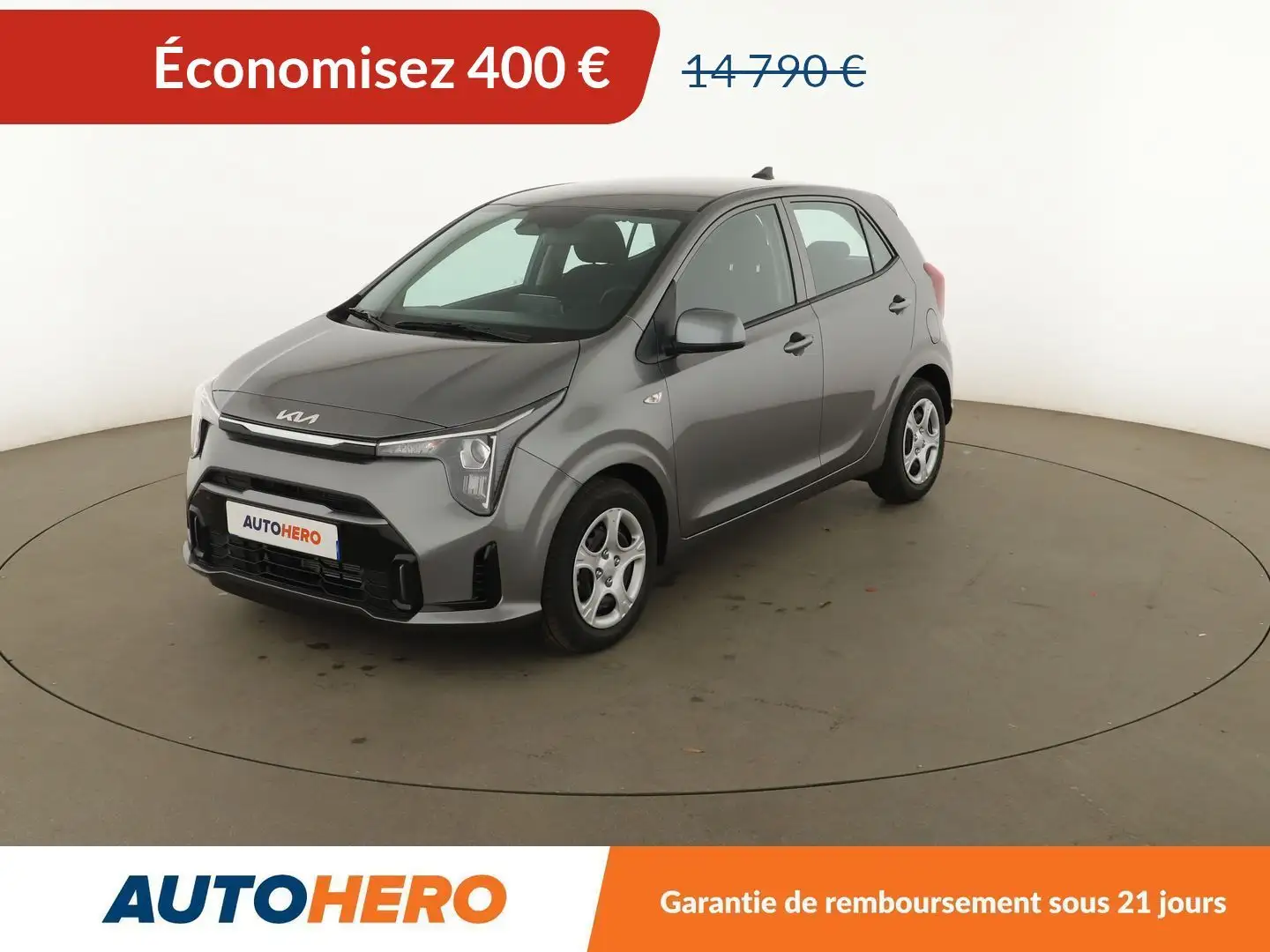 Kia Picanto 1.0 DPi ISG Active Gris - 1