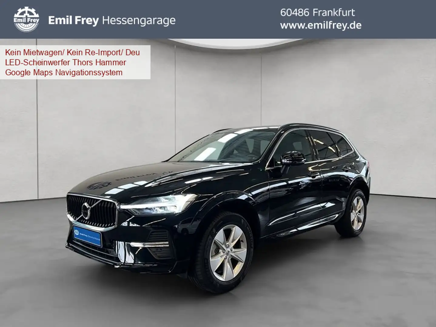 Volvo XC60 XC60 B4 Core Aut Vollleder Navi LED Kamera PDCv+h Schwarz - 1