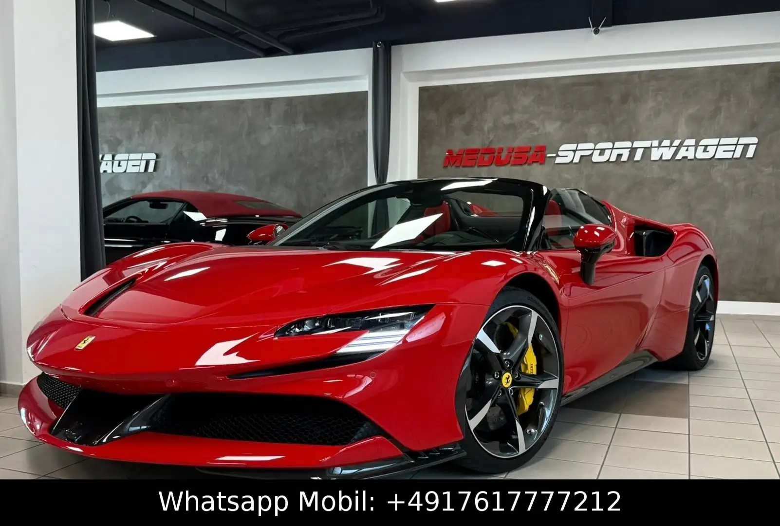 Ferrari SF90 Spider CARBON INT&EXT RED INT JBL FULLOPT! Rouge - 1