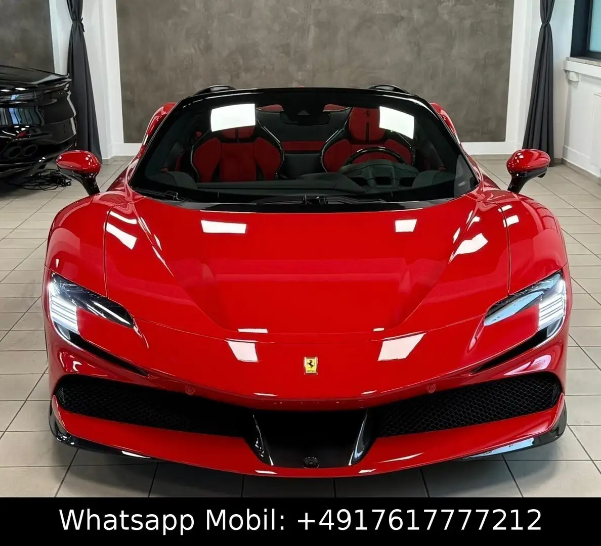 Ferrari SF90 Spider CARBON INT&EXT RED INT JBL FULLOPT! Rot - 1