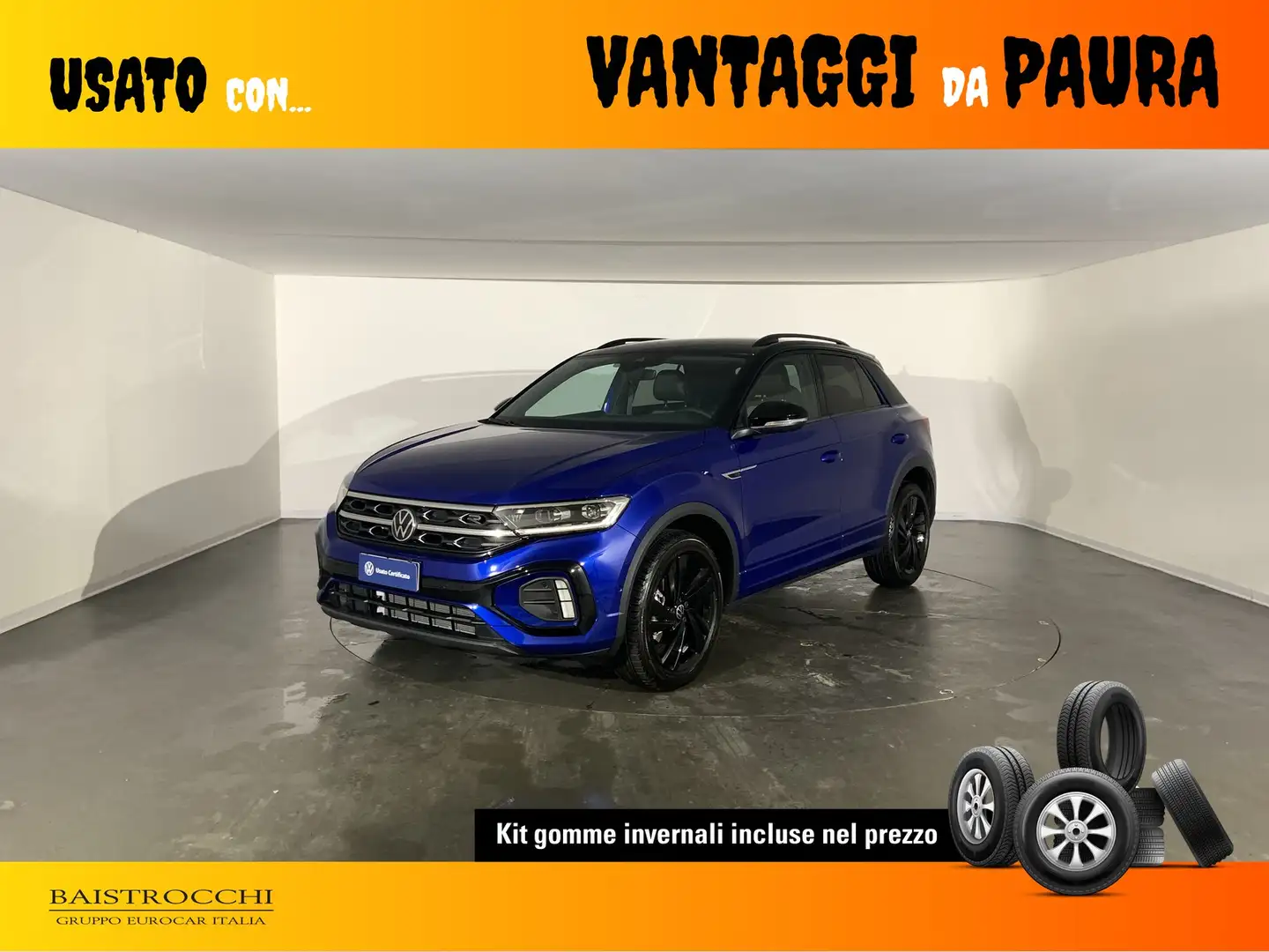 Volkswagen T-Roc 1.0 tsi r-line plus 115cv Nero - 1