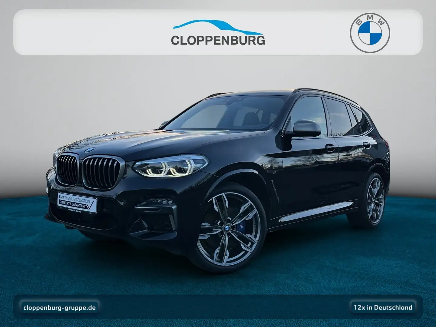 BMW X3 M 40d Head-Up+AHK+StHz+Navi+Pano+ACC+SHZ+KeyGO Schwarz - 1