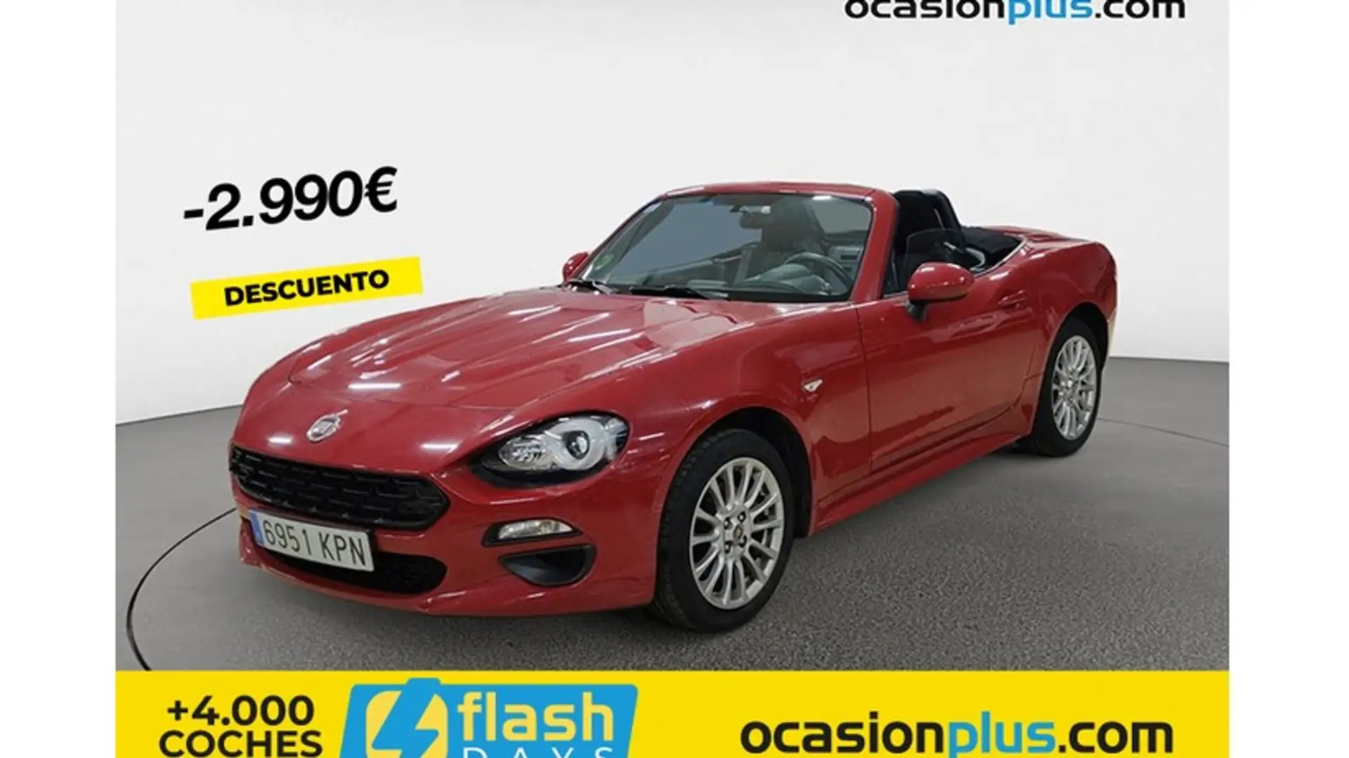 Fiat 124 Spider 1.4 Multiair Rojo - 1