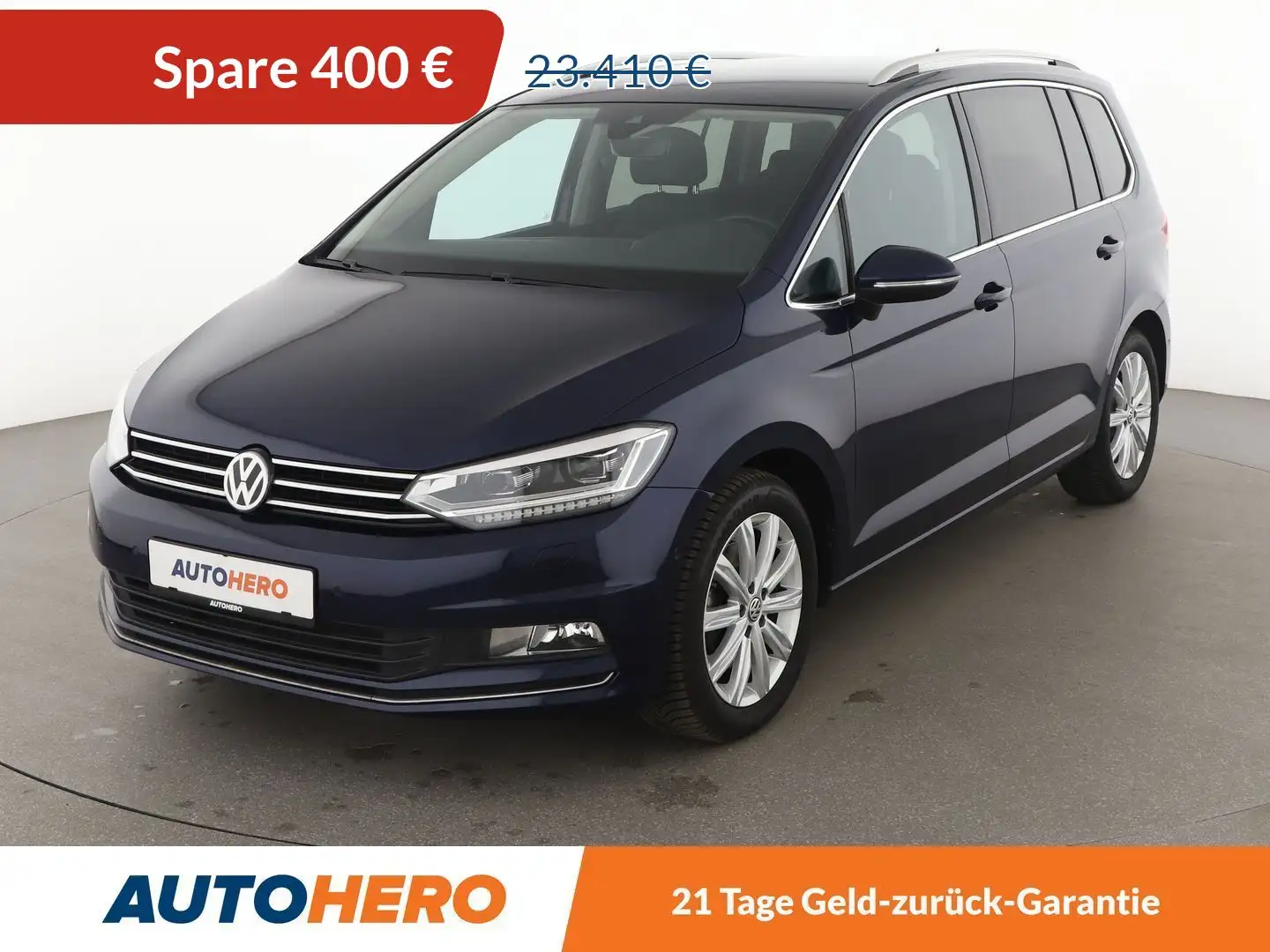 Volkswagen Touran 1.8 TSI Highline BlueMotion Aut.*NAVI* Blau - 1