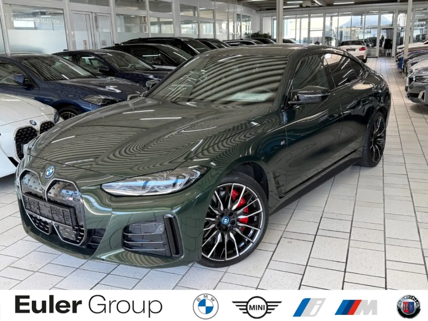 BMW i4 Gran Coupe M-Sport 20'' AD eSitze Laser Navi ACC D Groen - 1