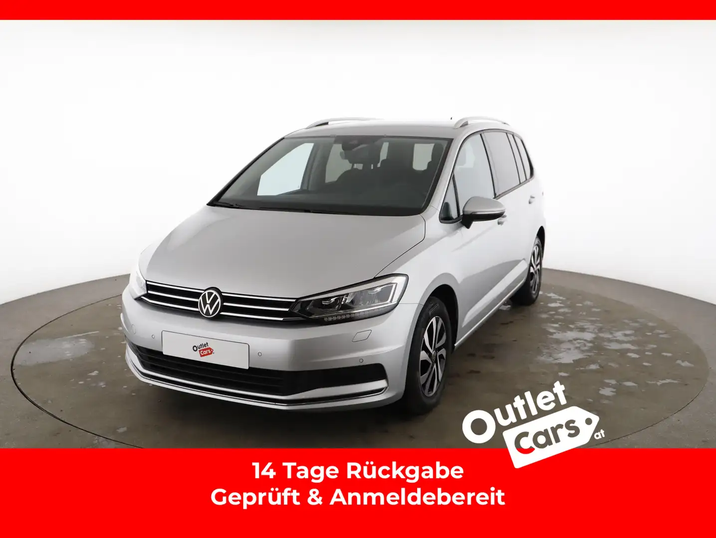 Volkswagen Touran Comfortline 2.0 TDI DSG LED+ASSIST+AHK+NAV Silber - 1