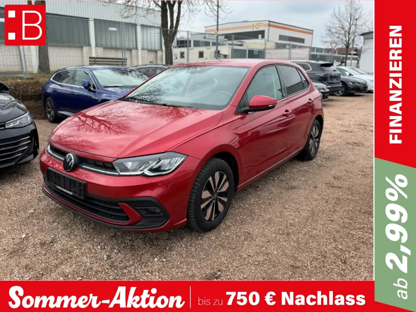 Volkswagen Polo 1.0 TSI DSG Move LED NAVI KAMERA PARKLENK SHZ Rot - 1