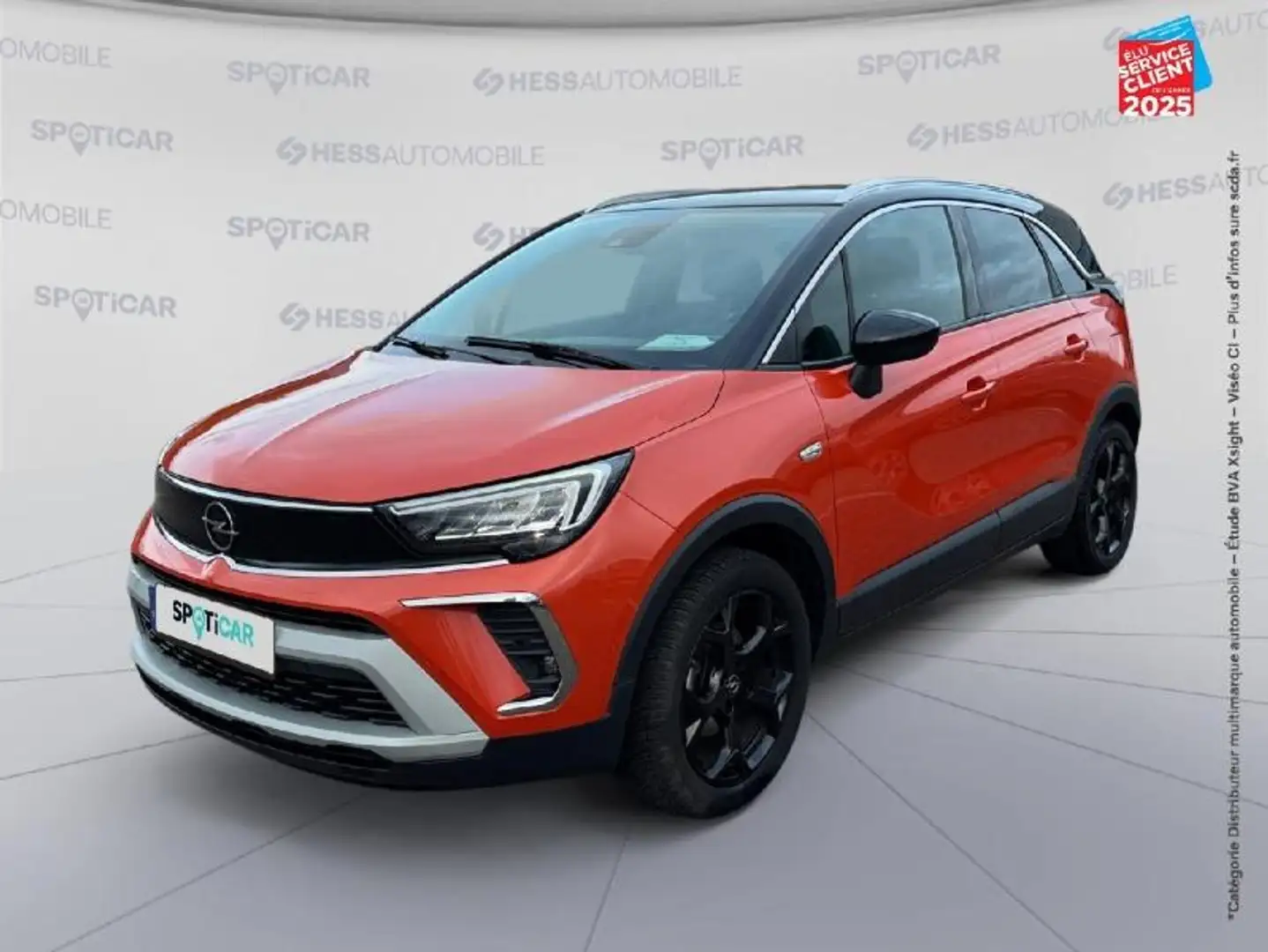 Opel Crossland 1.2 Turbo 110ch Elegance Business Carplay Orange - 1