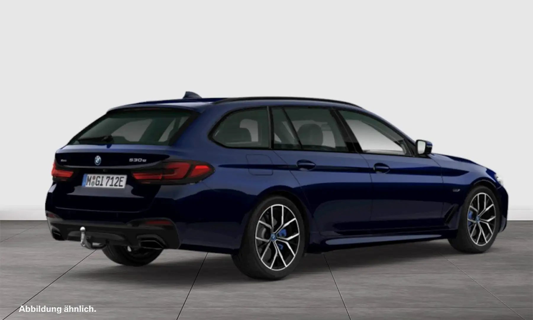 BMW 530 e xDrive Touring M Sport Aut. PANO AHK RFK NAVI Bleu - 2