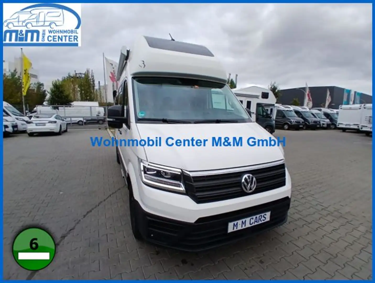 Volkswagen Grand California 600 ACC Solar AHK 1 Hand Blanc - 1