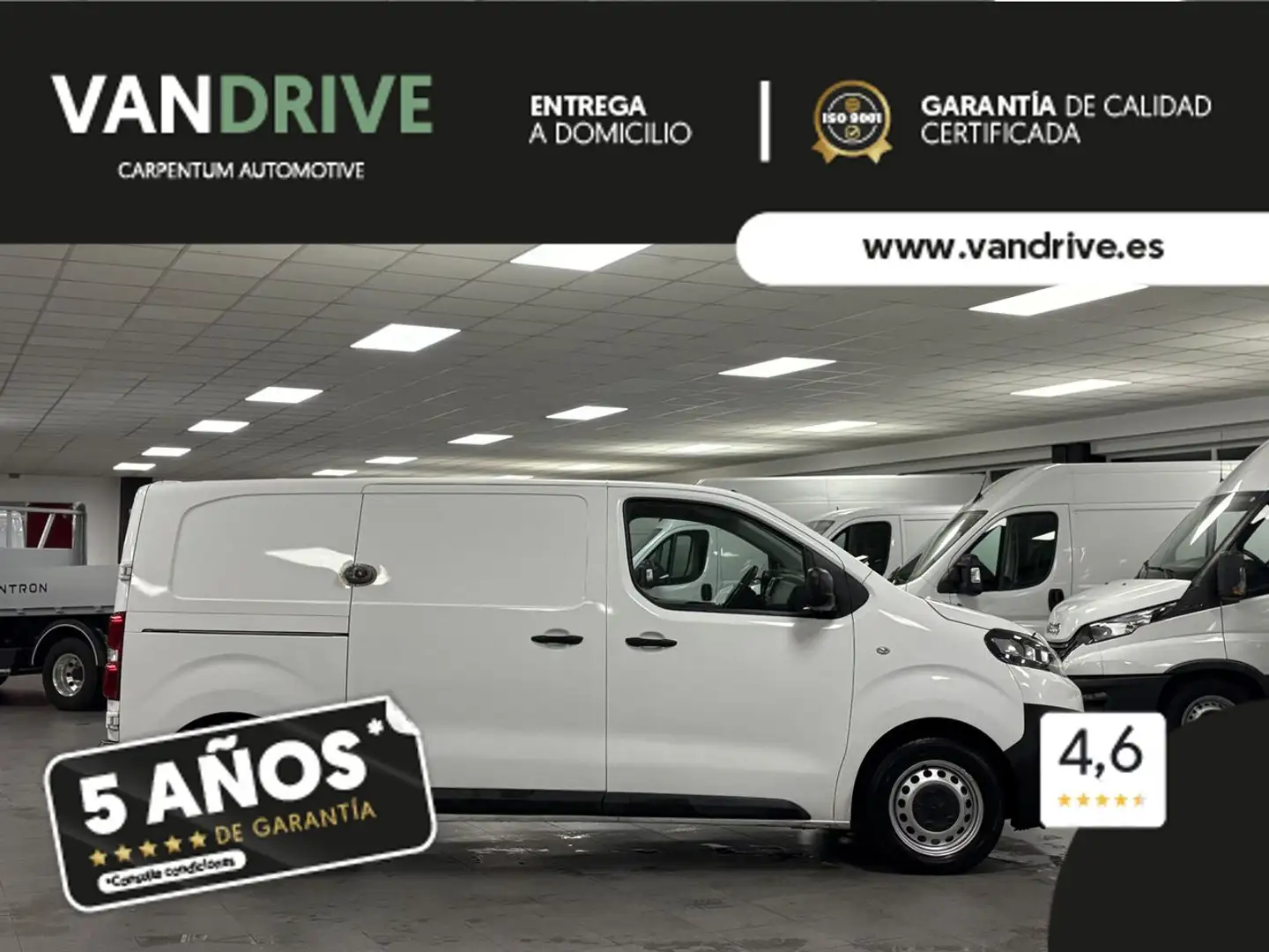 Citroen Jumpy Fg. BlueHDI Talla M S&S Control 100 Blanc - 2