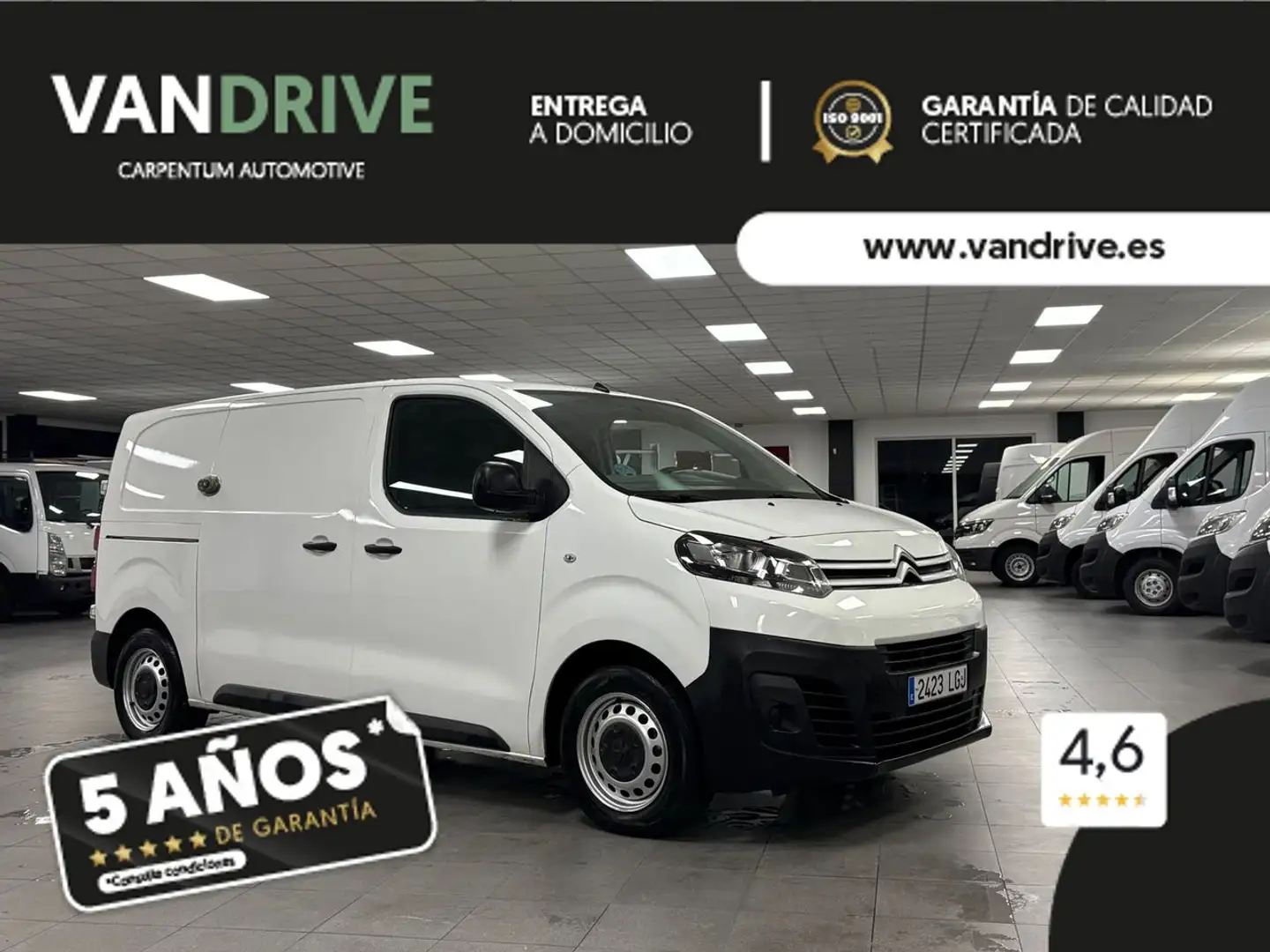 Citroen Jumpy Fg. BlueHDI Talla M S&S Control 100 Blanc - 1