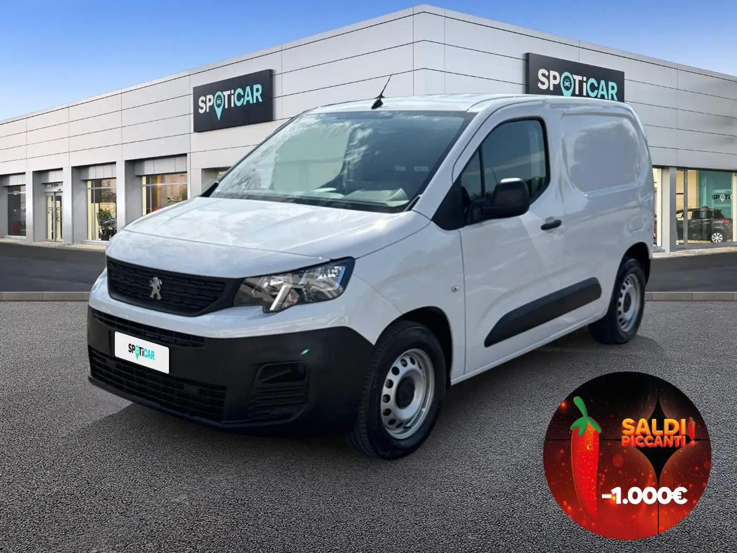 Peugeot Partner 50kwH 136cv L1 Premium 1000kg Bianco - 1