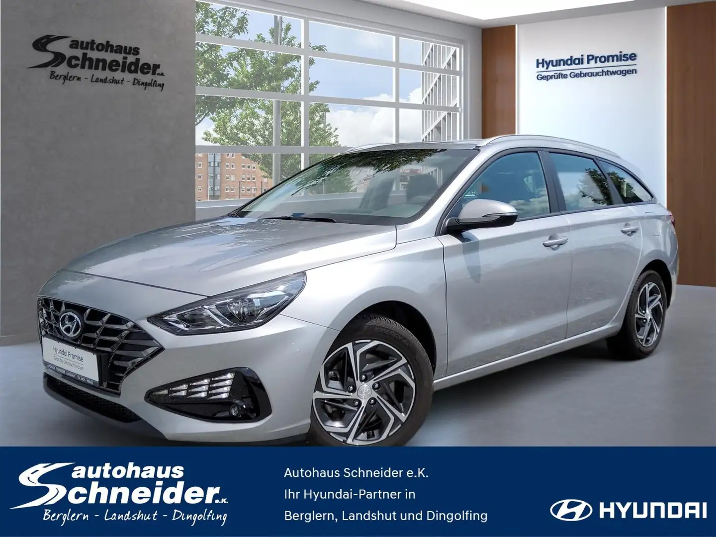 Hyundai i30 Kombi 1.0 TGDi 7DCT Trend KLIMAAUTOMATIK/KAMERA/SH Silber - 1