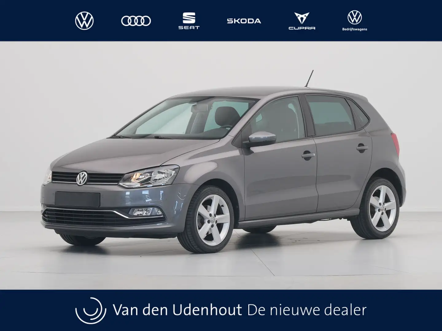 Volkswagen Polo 1.2 TSI 90pk Comfortline Navi via App Airco Cruise Grijs - 1