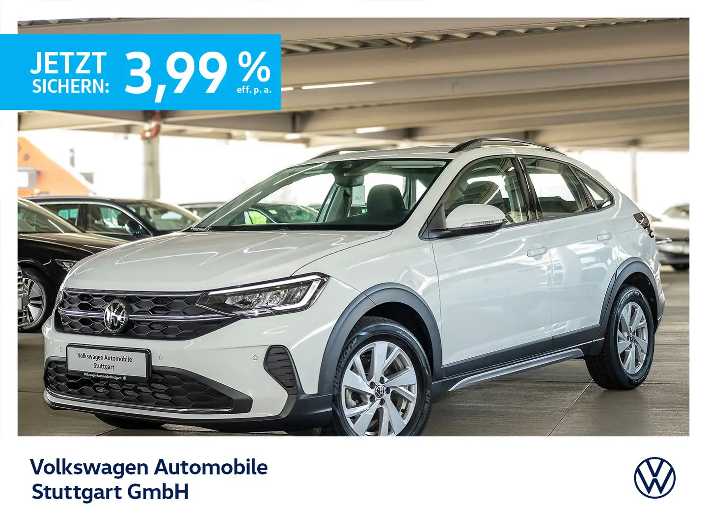 Volkswagen Taigo Life 1.0 TSI DSG Navi LED ACC SHZ PDC Weiß - 1