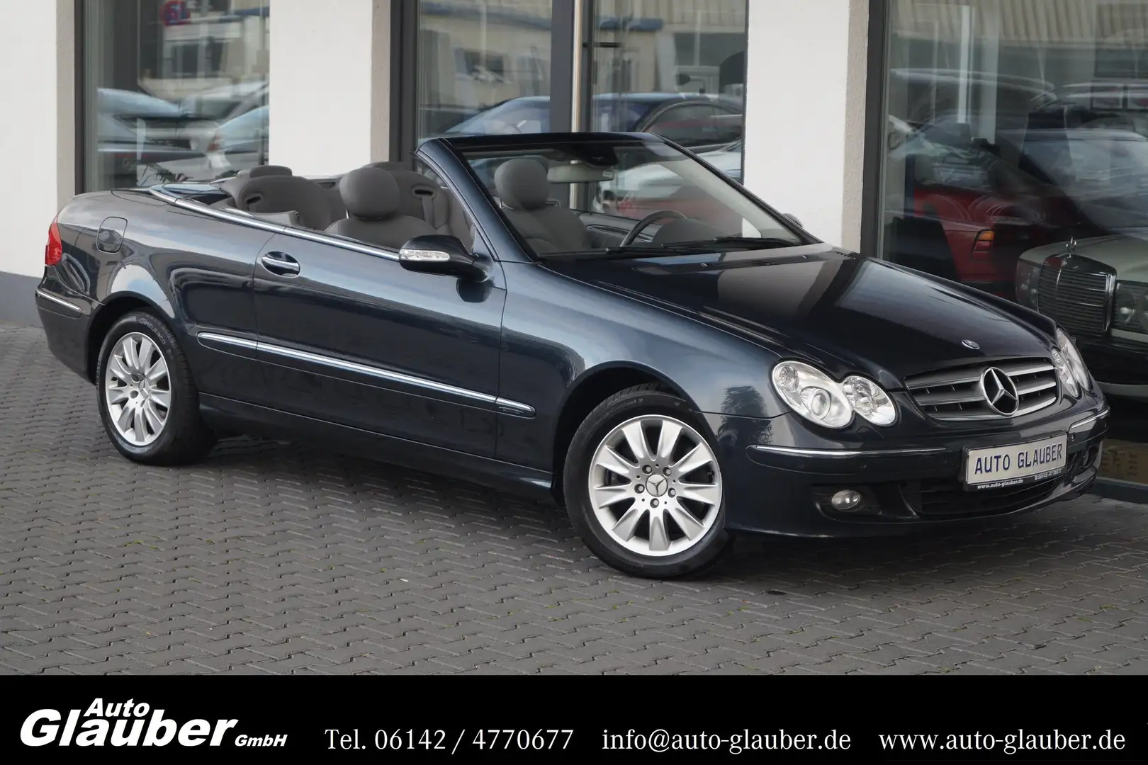 Mercedes-Benz CLK 280 Cabrio Xenon/Automatik/Leder/Navi Fekete - 1