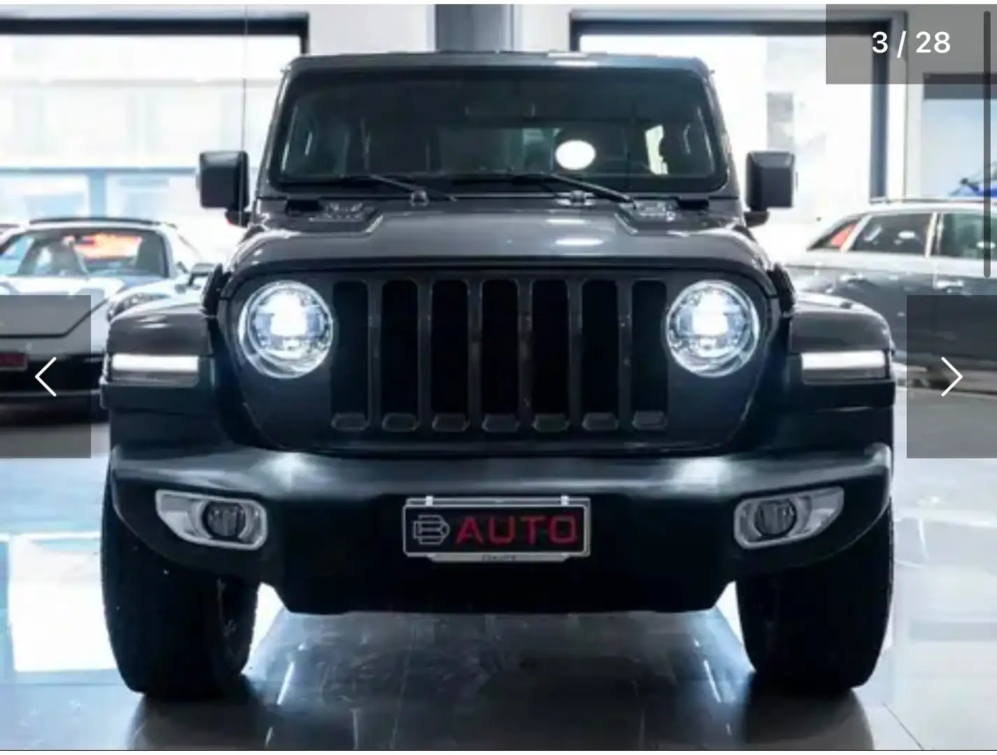 Jeep Wrangler Wrangler Unlimited 2.2 mjt II Sahara auto Grigio - 1