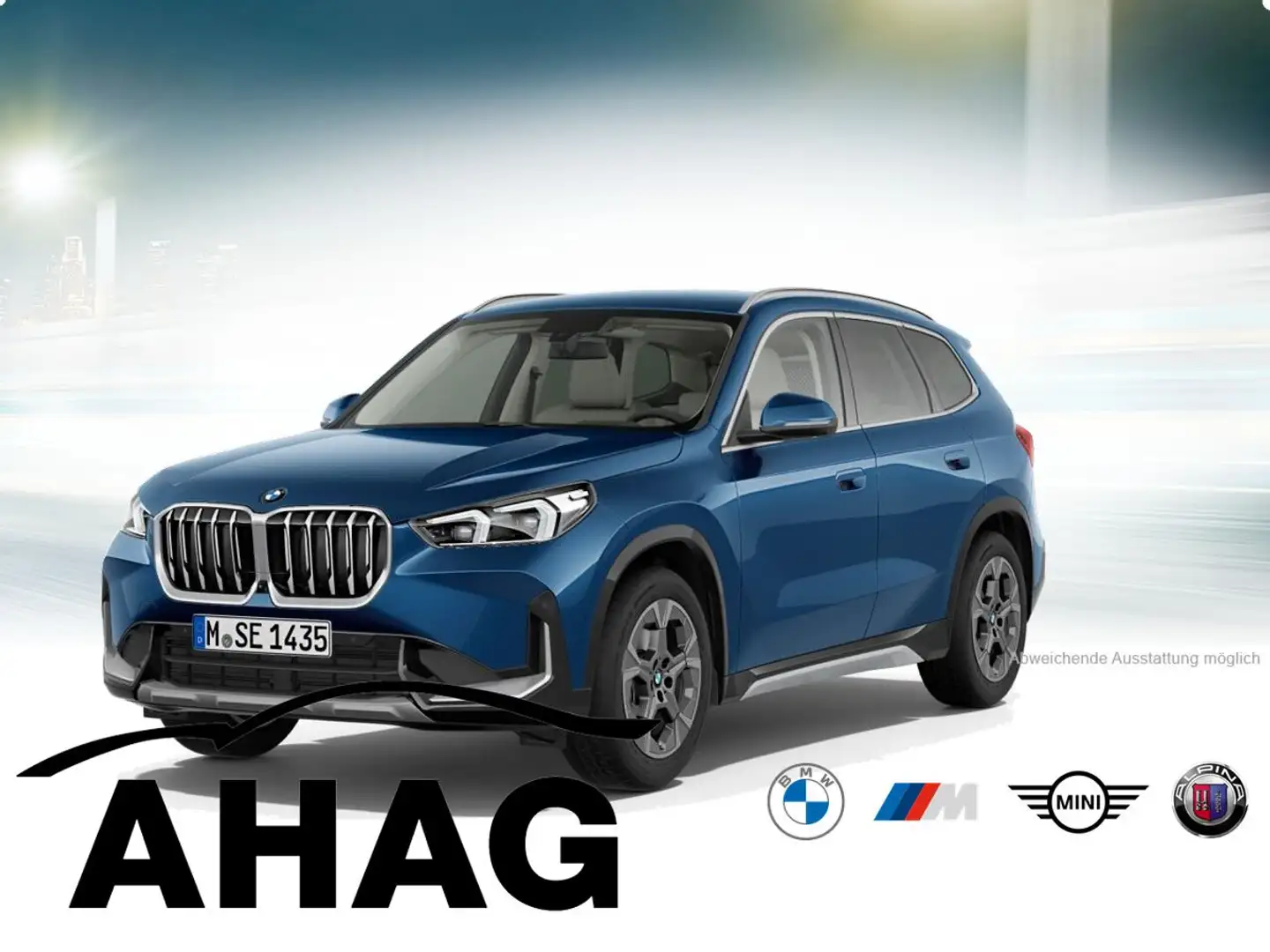 BMW X1 sDrive18i Steptronic Navi DSG Leder Tempom.aktiv B Blau - 1