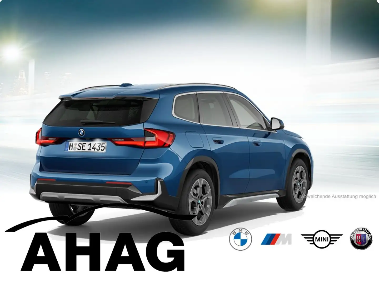 BMW X1 sDrive18i Steptronic Navi DSG Leder Tempom.aktiv B Blau - 2