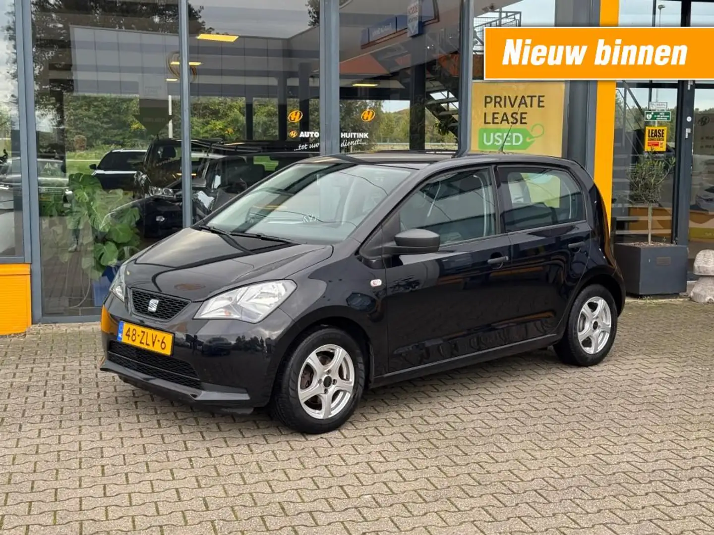 SEAT Mii 1.0 Reference - 5 drs - airco Zwart - 1