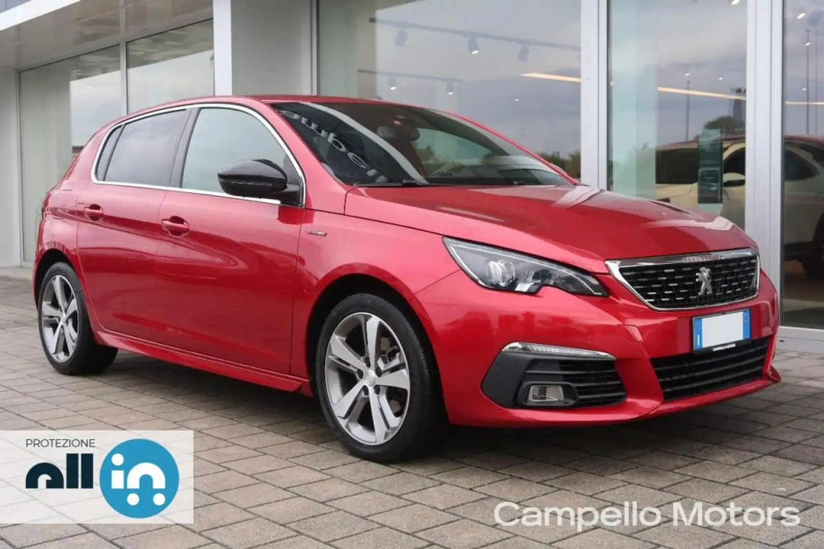 Peugeot 308 308 5p 1.2 puretech t s&s 130cv eat8 Gt Line my18 Rosso - 1