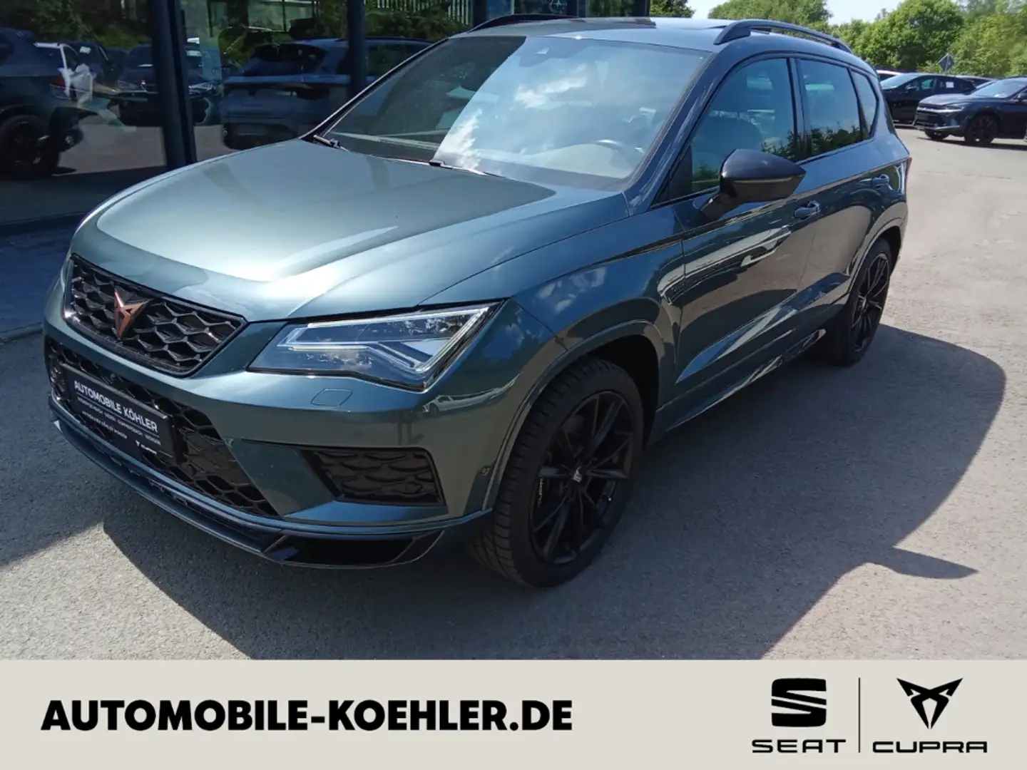 CUPRA Ateca 4Drive 2.0 TSI EU6d-T NAVI AHK PANO TopView Gris - 1