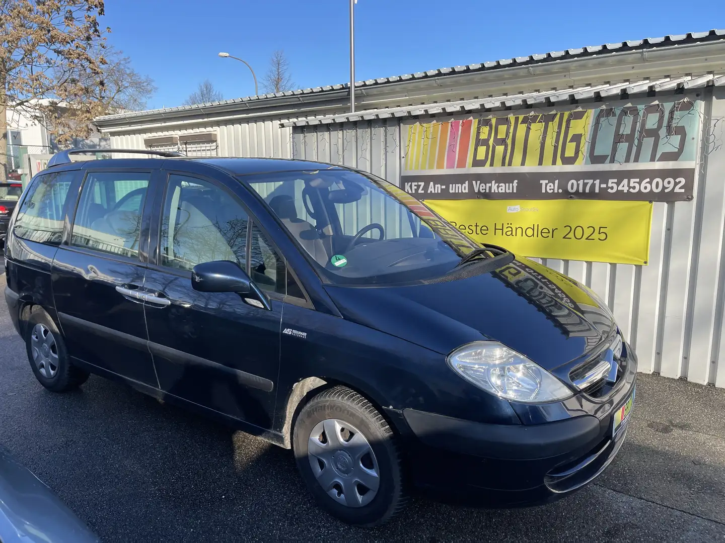 Citroen C8 2.0 16V Tendance*7 Sitze*Klima*AHK* Tempomat Blau - 2