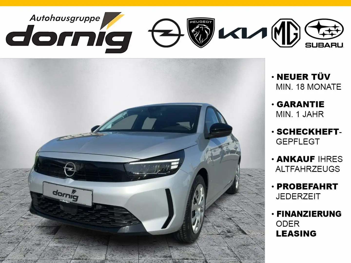 Opel Corsa F Edition LED,PDC,SHZ Argento - 1