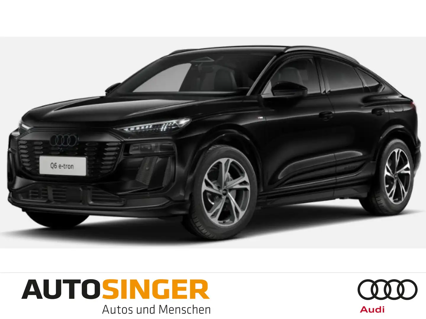 Audi Q6 e-tron Sportback qu 2x S line*TECHPLUS*360 Schwarz - 1