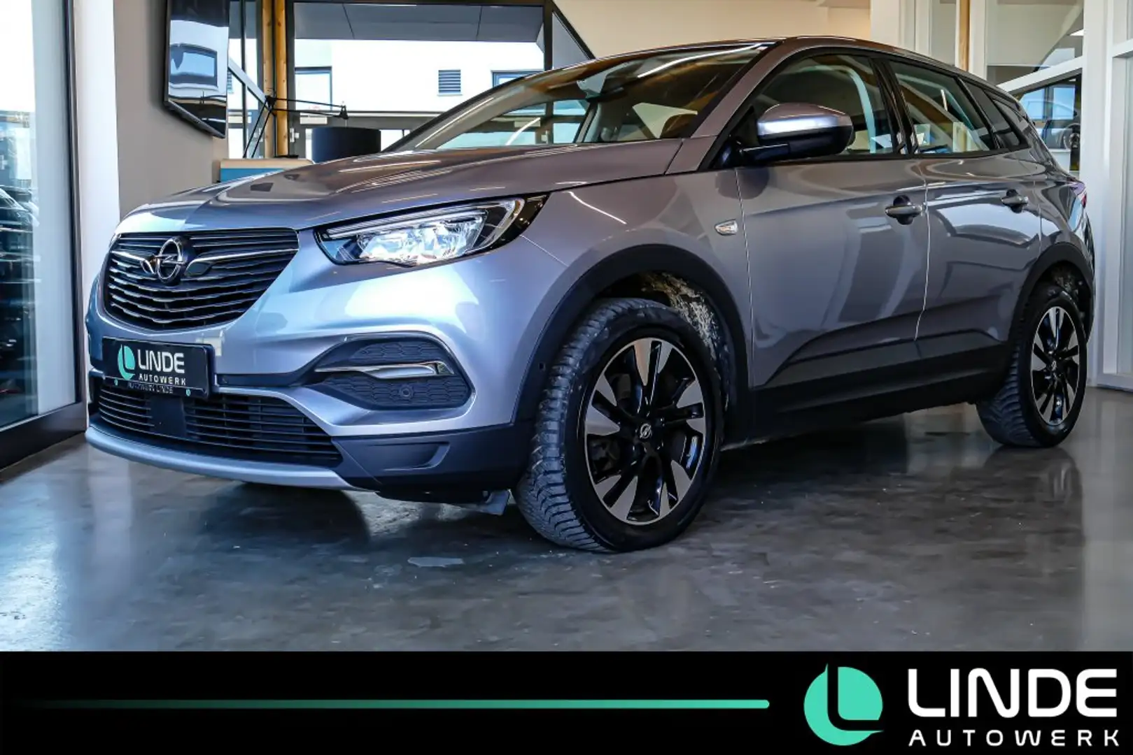 Opel Grandland X Elegance |NAVI|TEILLEDER|TEMPO.|17 ALU Silber - 1