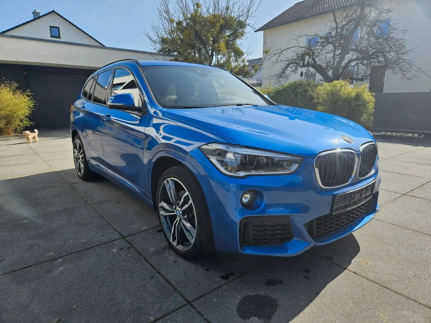BMW X1 xDrive 18 d M Sport **AHK/LED/CAM** Blau - 2