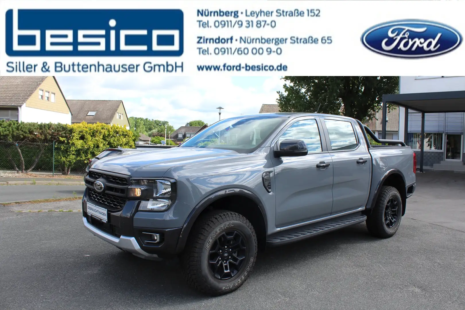 Ford Ranger Tremor Doppelkabine 205PS*Automatik*AHK*ACC*Navi* Grijs - 1