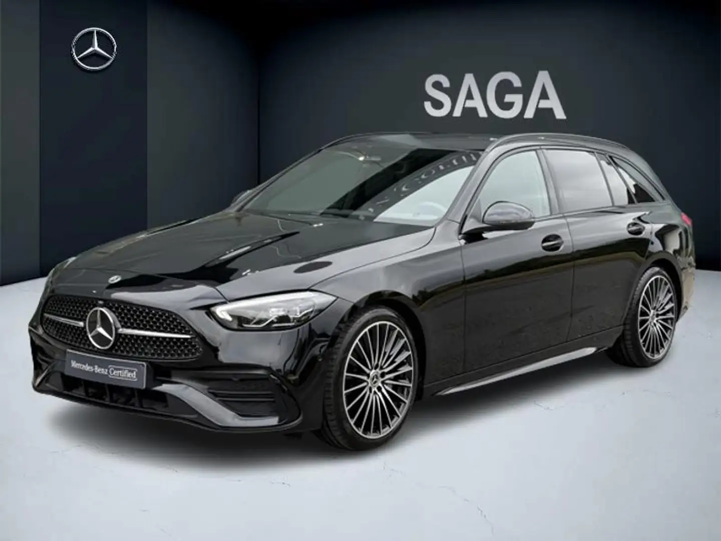 Mercedes-Benz C 200 d Break AMG Pack Night Zwart - 1