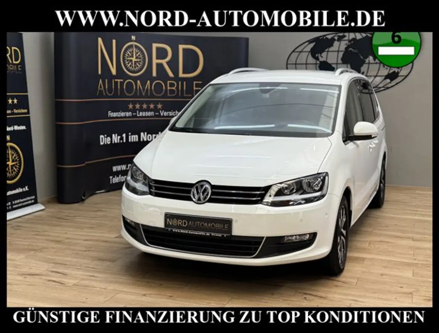 Volkswagen Sharan ACTIVE 1.4 TSI DSG *AHK*NAVI*ACC*DCC* Weiß - 1