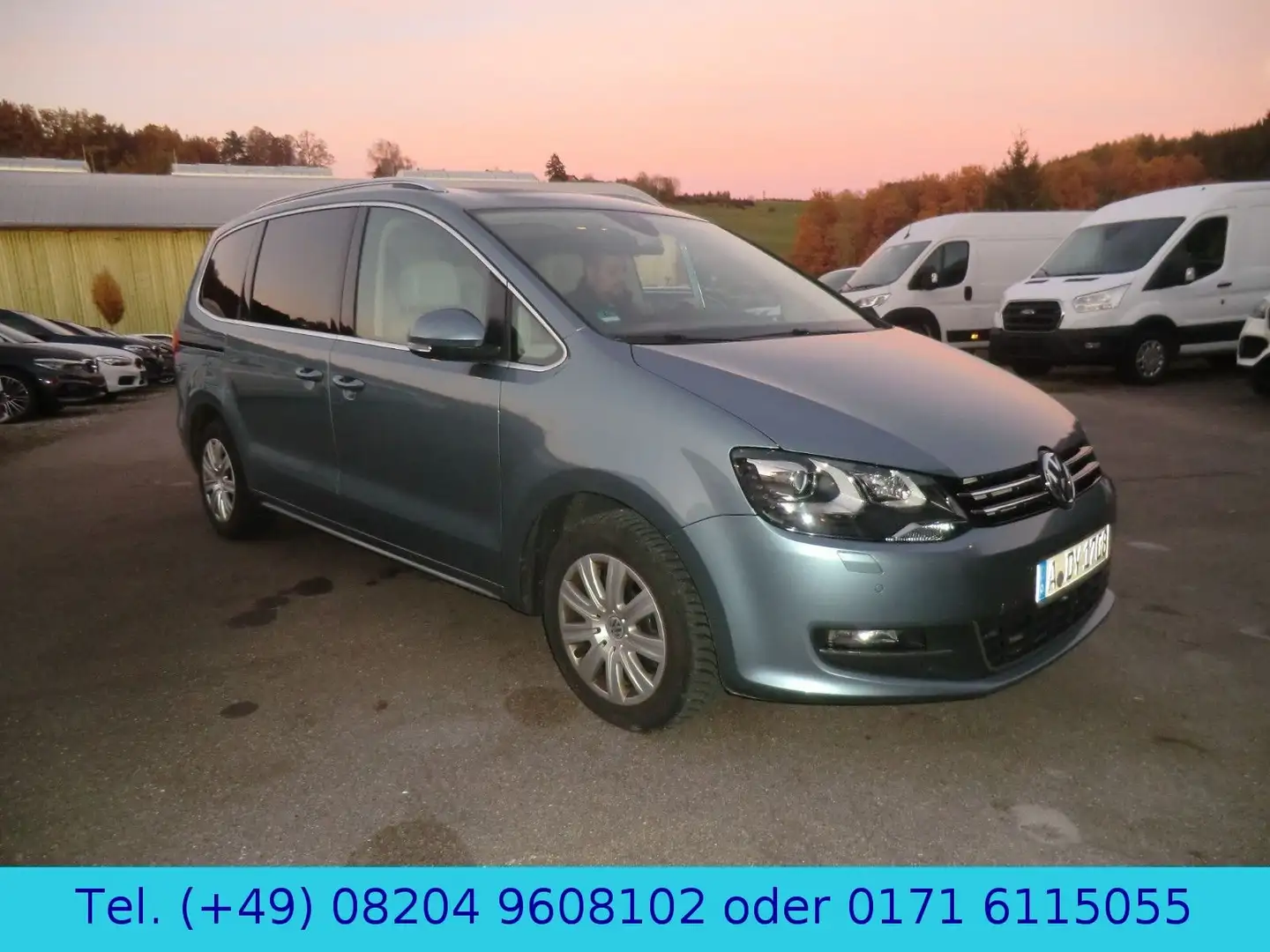 Volkswagen Sharan Highline Autom./AHK/Standhzg./7 Sitze/2. Blauw - 1