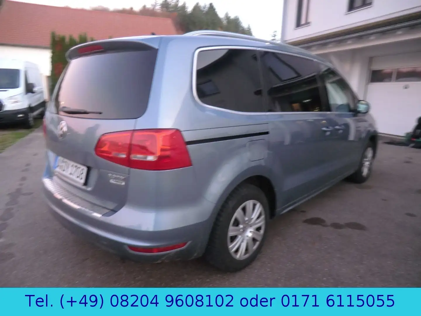 Volkswagen Sharan Highline Autom./AHK/Standhzg./7 Sitze/2. Blauw - 2