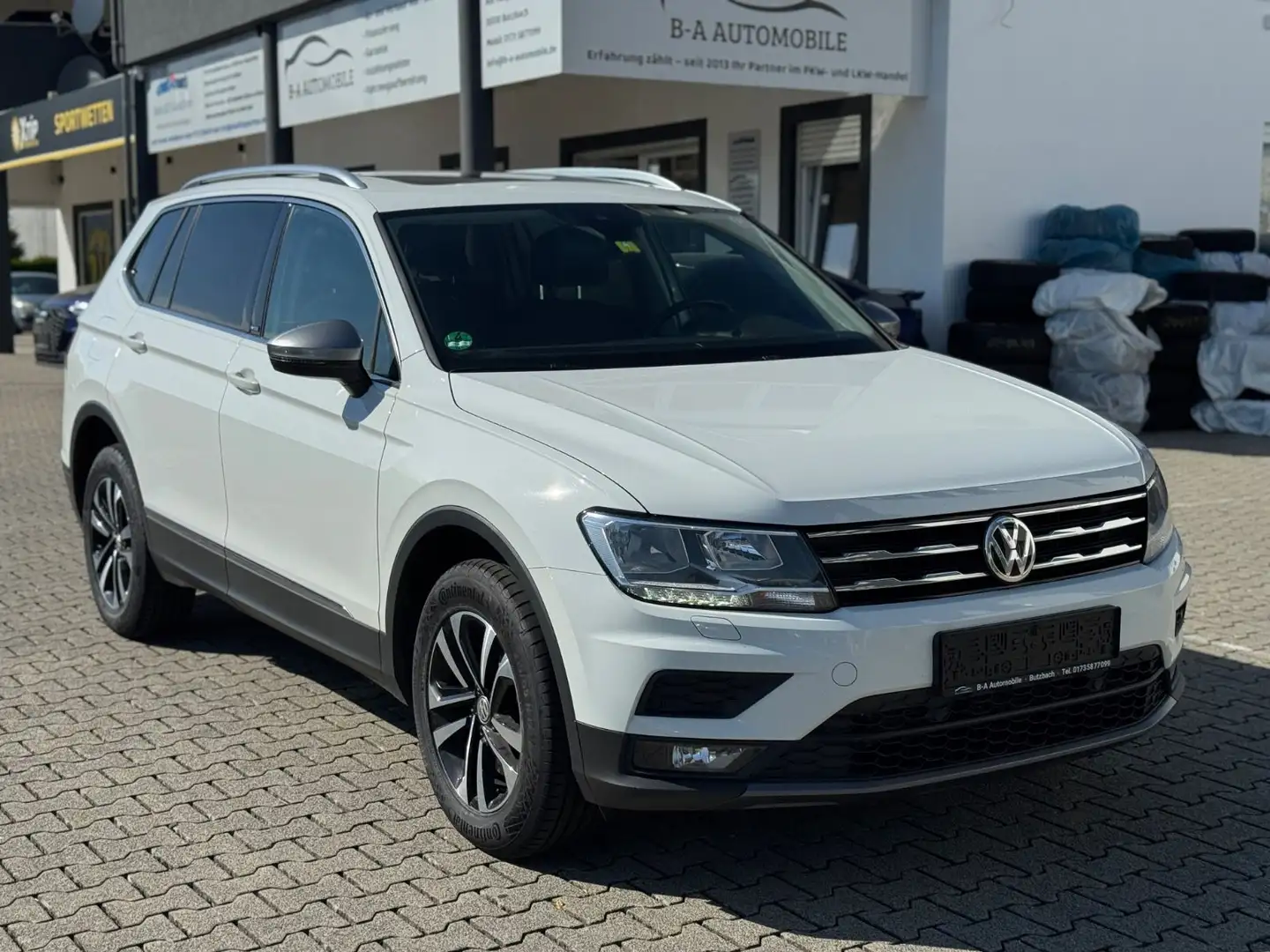 Volkswagen Tiguan Allspace United 4Motion*TOP ZUSTAND* Weiß - 1