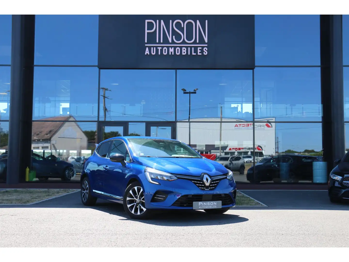 Renault Clio Clio 1.0 Tce - 90  V BERLINE Techno PHASE 1 Bleu - 1