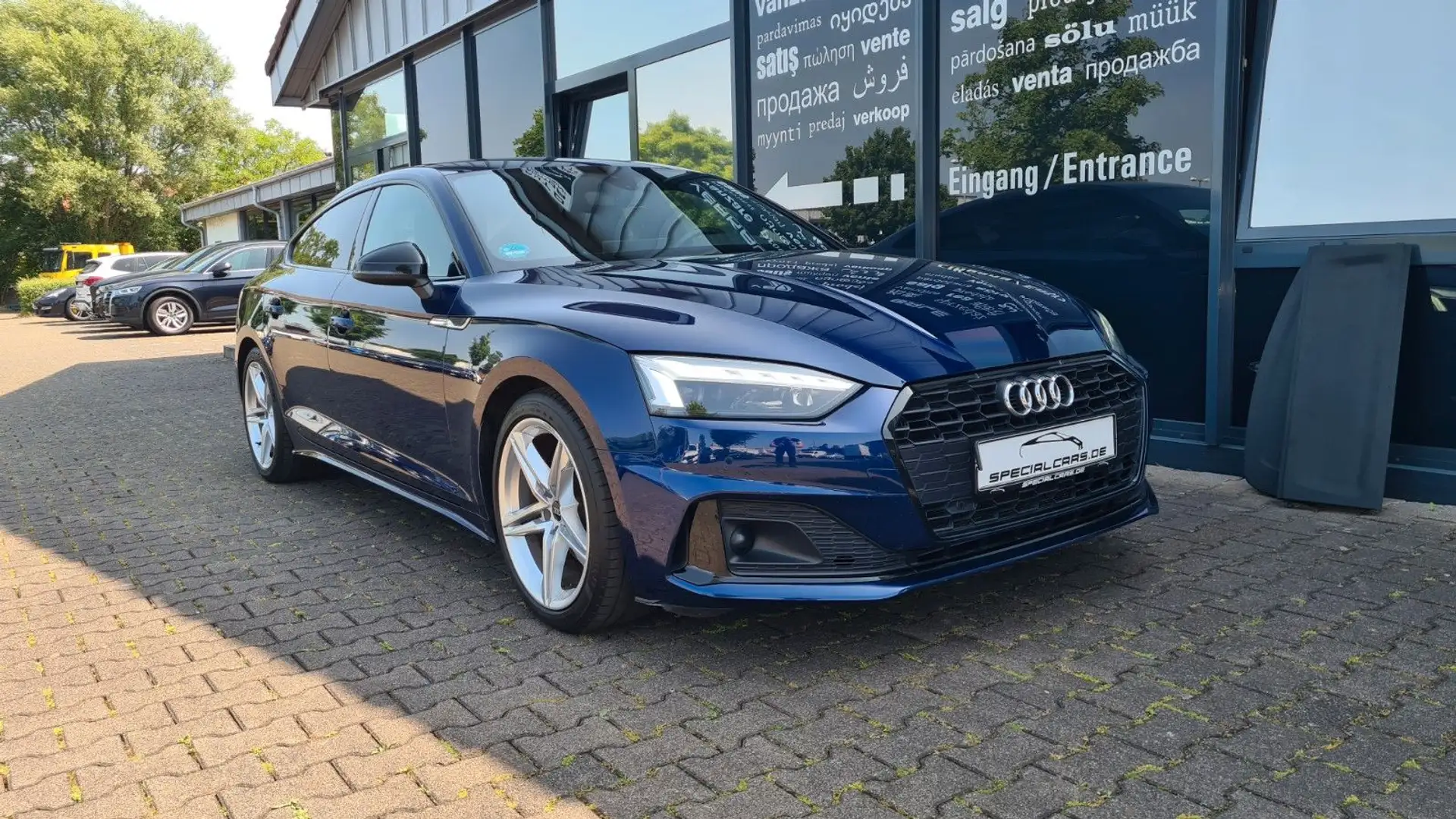 Audi A5 SB 35 TDI - S LINE - ASSISTS - VIRTUAL - MATR Blau - 1