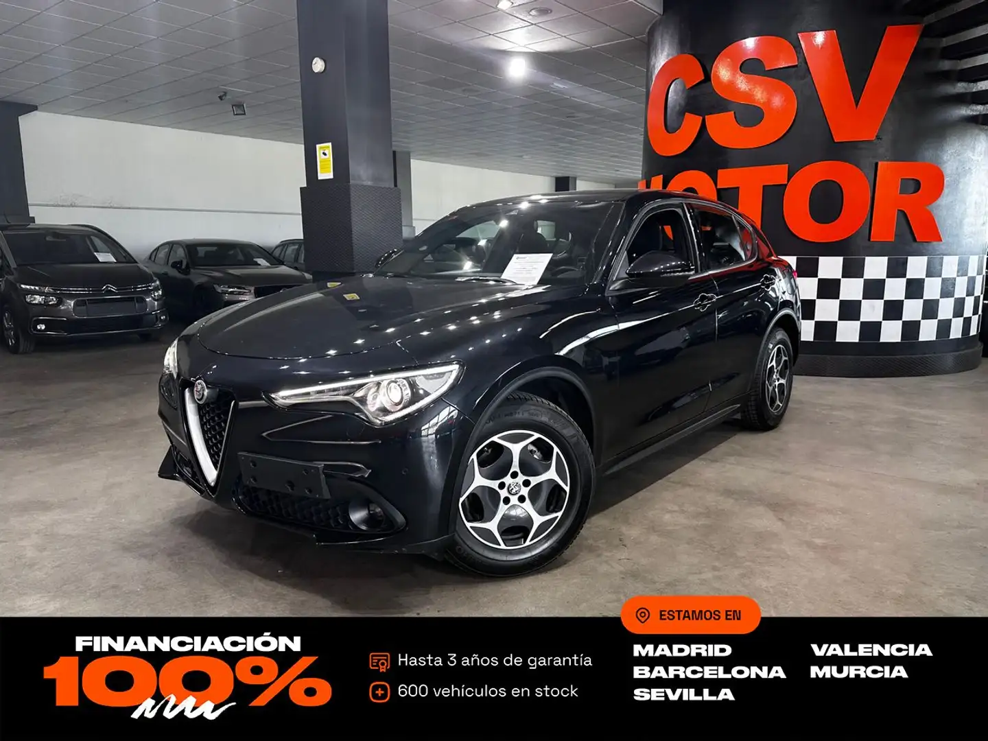 Alfa Romeo Stelvio 2.2 Diesel 140kW (190cv) SUPER AWD Negro - 1