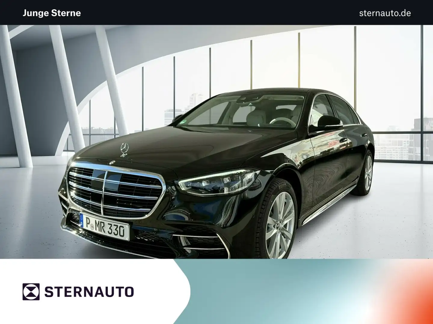 Mercedes-Benz S 450 S 450 d 4M lang AMG Line/Standhzg./Pano.-Dach Navi Schwarz - 1