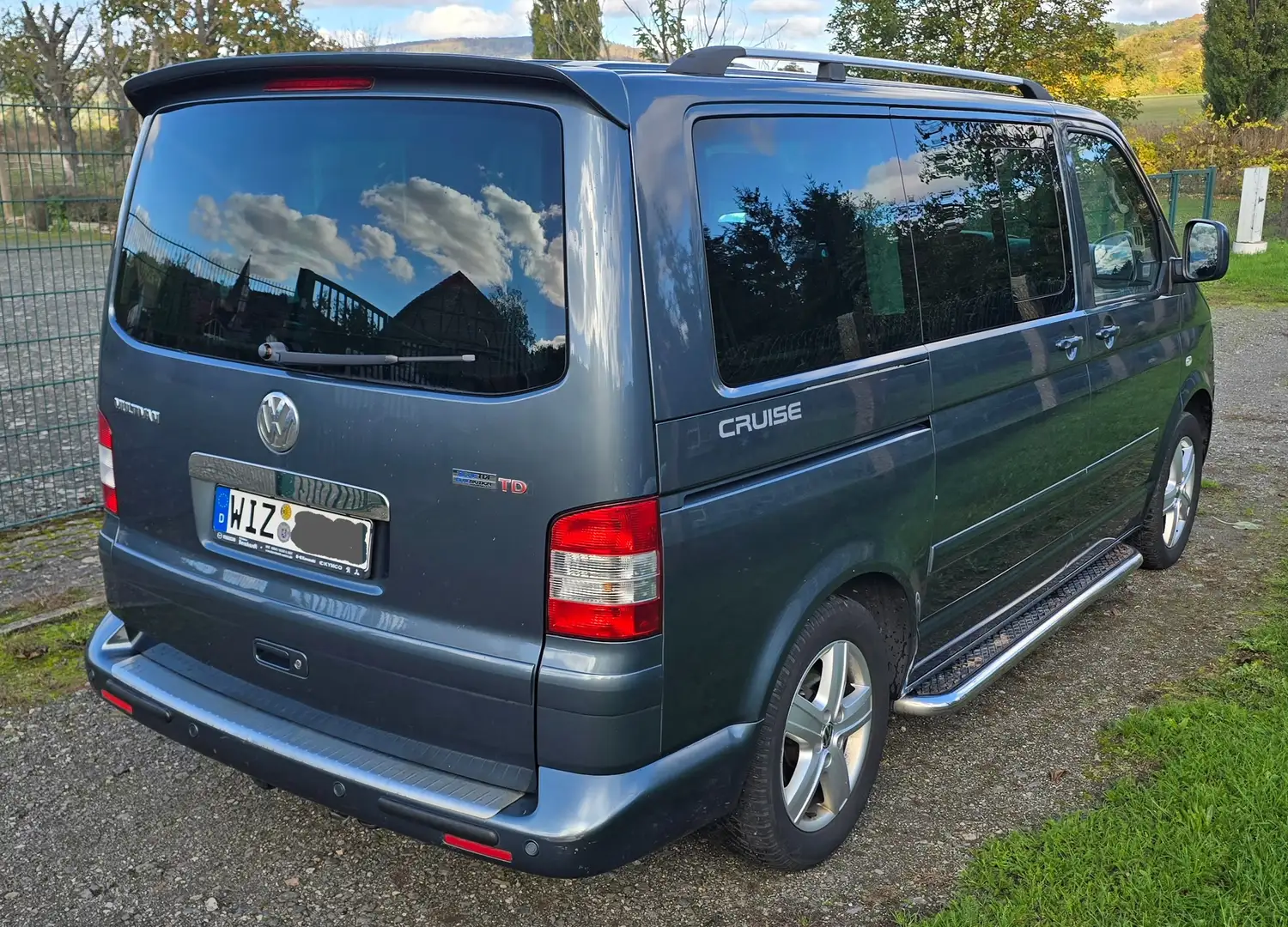 Volkswagen T5 Multivan Transporter T5 TDI Cruise Autm. Gri - 2