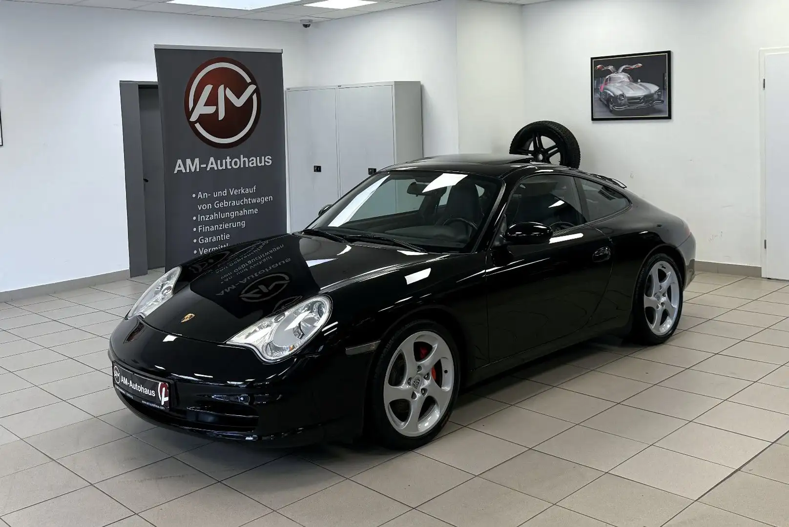 Porsche 996 Carrera 4 Coupé *Bi-Xenon*Navi*Memory*Leder* Noir - 2