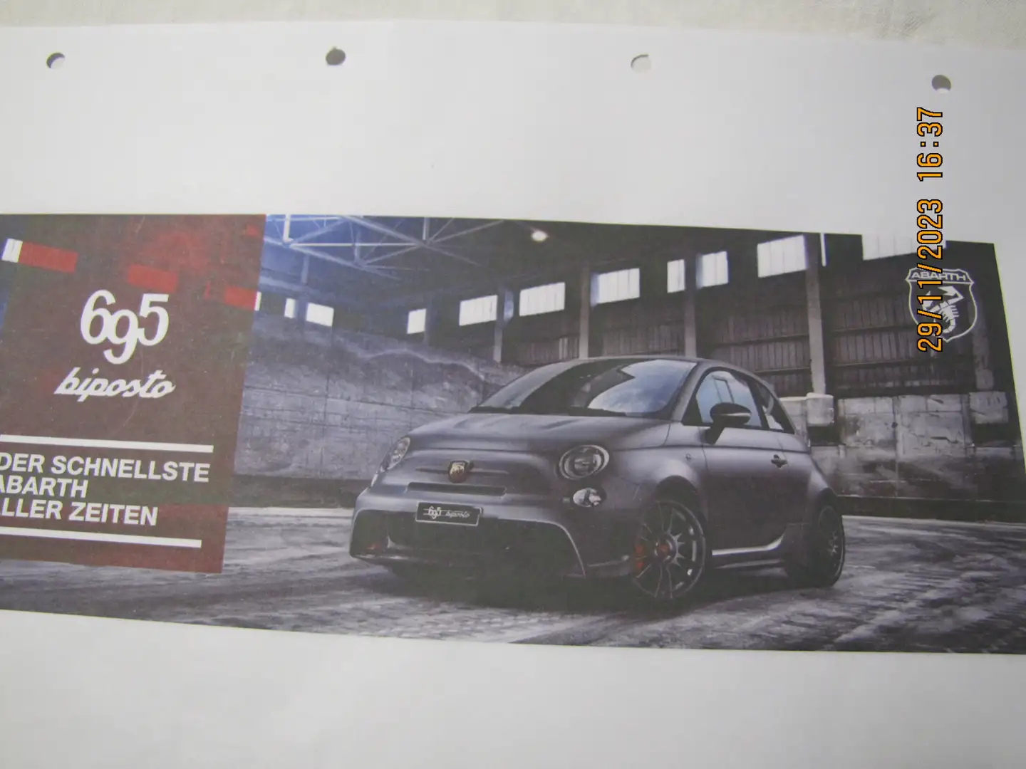 Abarth 695 500 695 Abarth Biposto Rennsportgetriebe Šedá - 1