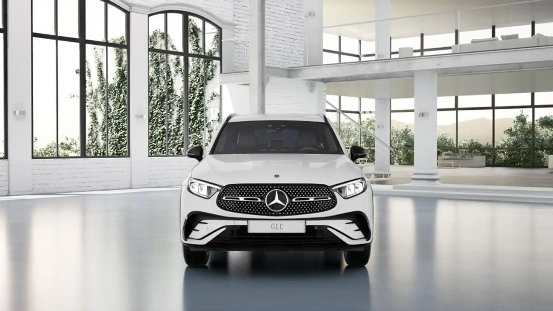 Mercedes-Benz GLC 220 d 4MATIC ACC AHK AUT Kam. KeyLess KlimaA Weiß - 1