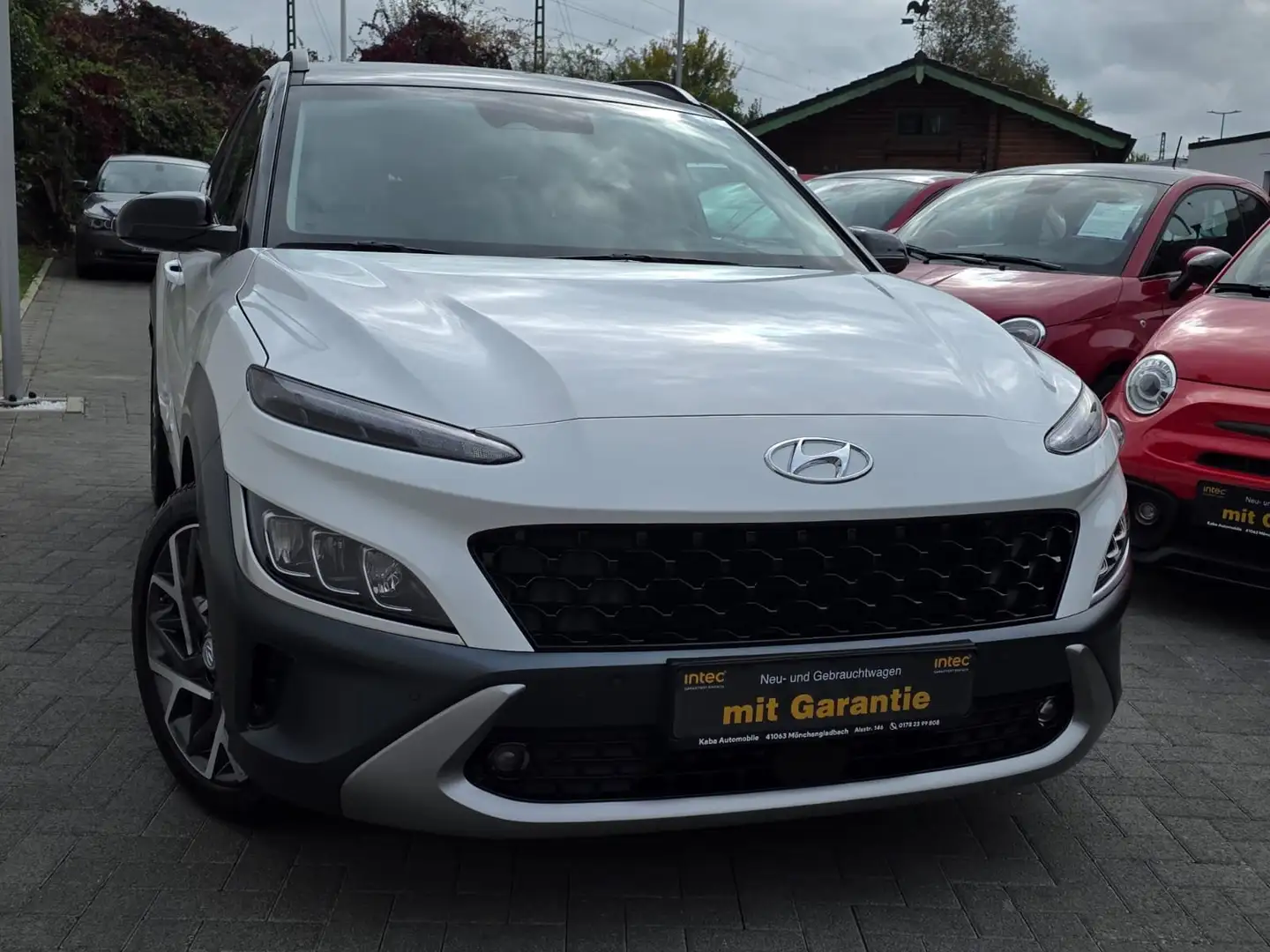 Hyundai KONA Prime Hybrid 2WD -HeadUp/Leder/Garantie- Weiß - 2