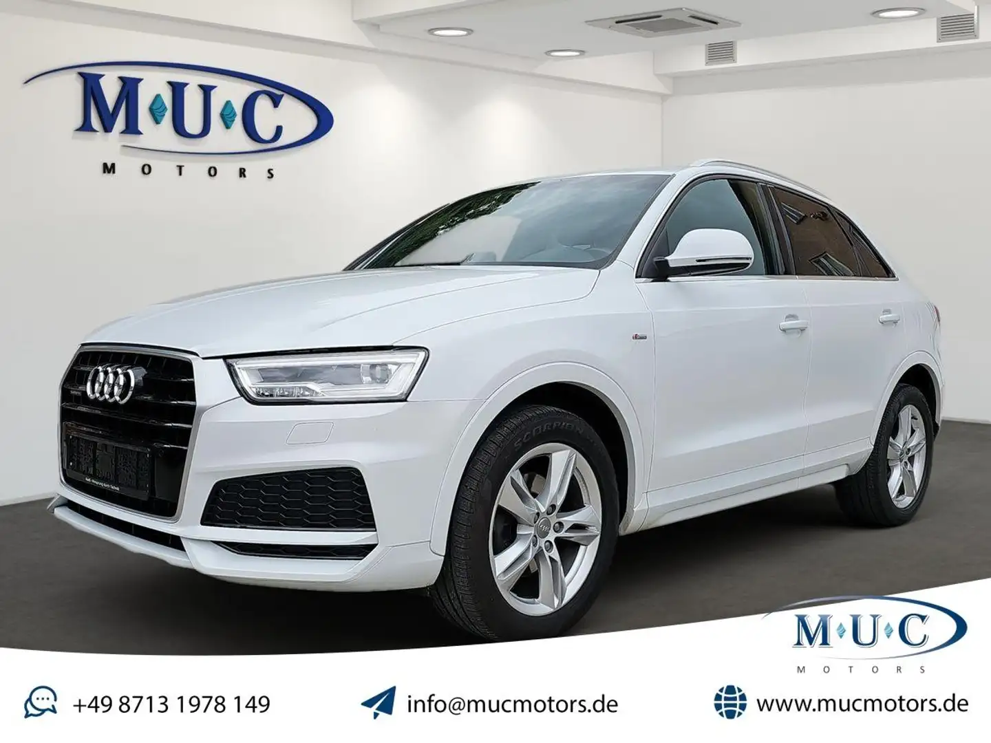 Audi Q3 2.0 TDI sport quattro Stronic Sline~LED~Kam~ Blanco - 1